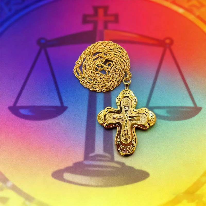 2026年新作 正教会の胸掛け十字架 正教会のイエスネックレ - Cross Pendant Necklace Gold のレビューと価格