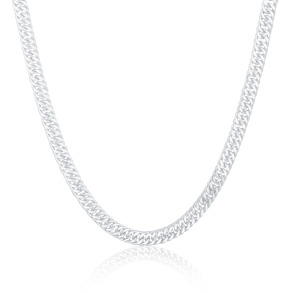 新しい 925 スターリングシルバー 20/22/24 イン - Cuban Link Chain 12Mm のレビューと価格