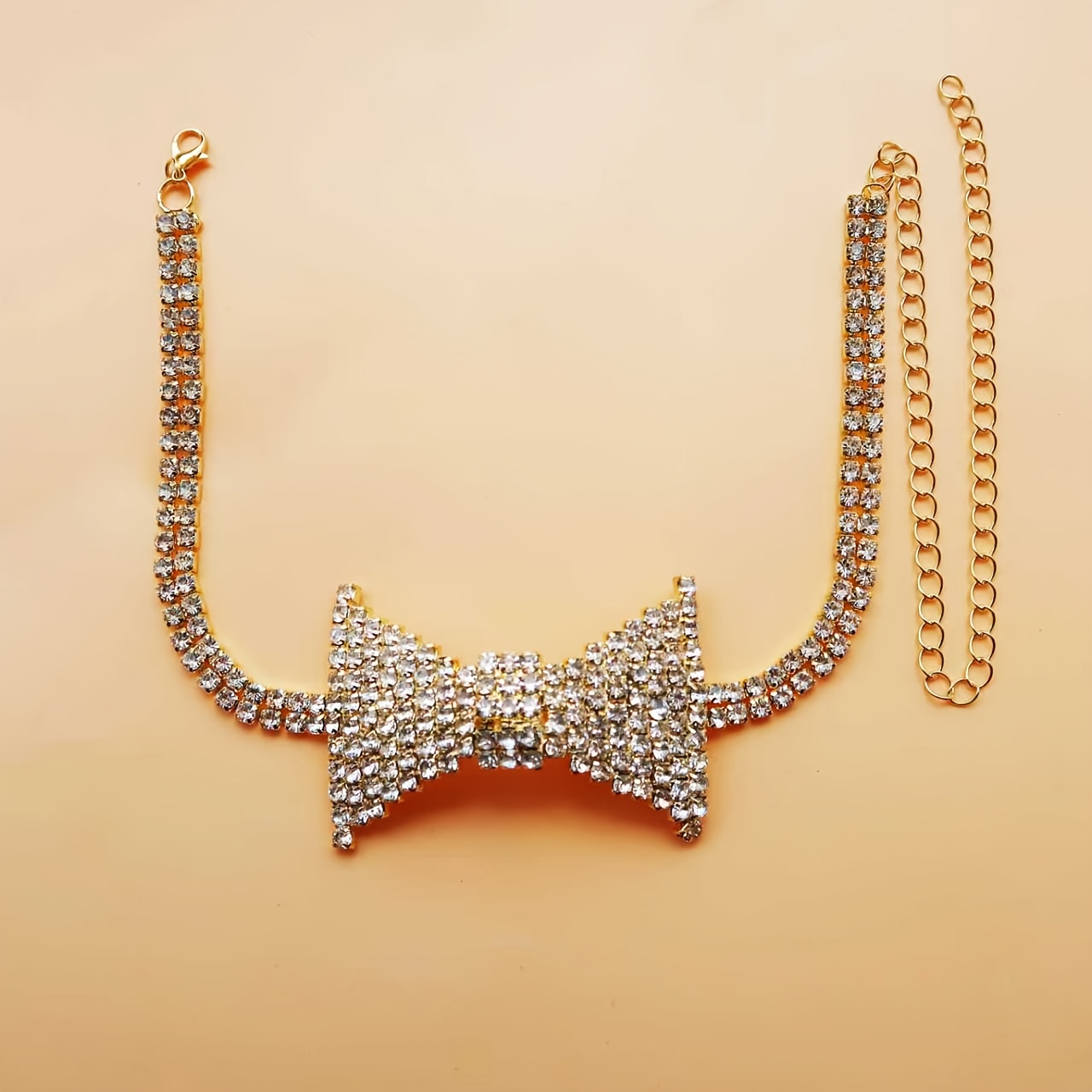 絶妙でエレガントなラインストーンネックチェーン,ファッショナ - Body Jewelry のレビューと価格
