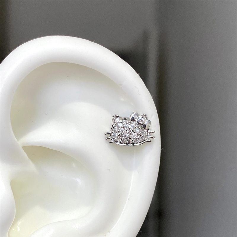 1 個光沢のあるピンクジルコン 316L ステンレス鋼の耳の - Body Jewelry のレビューと価格