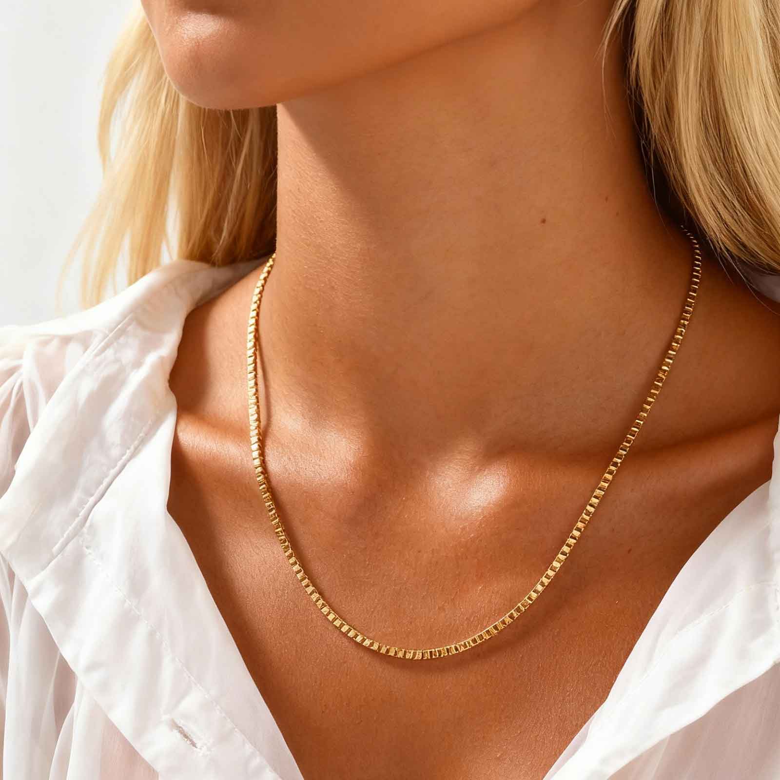 1/2/3MM 薄型チェーンネックレス メンズ レディース  - Cuban Link Chain 12Mm のレビューと価格